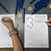 20 Kart Pracy - Ćwiczenie pisania cyfr dydaktyczny