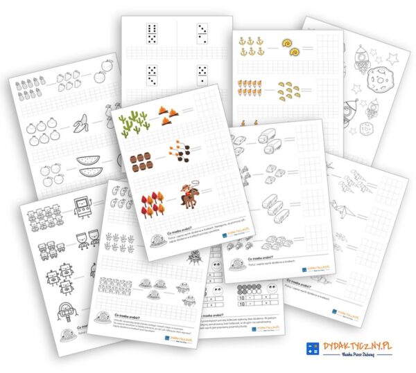 Odejmowanie do 50. Zestaw 242 zadania + Kolorowanka matematyczna Dydaktyczny Pl Odejmowanie dydaktyczny