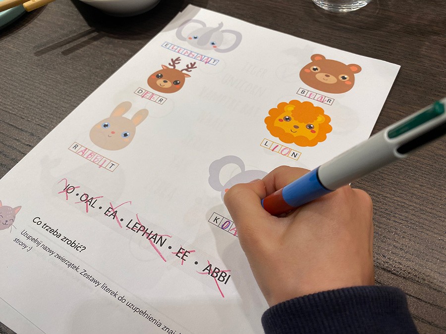 Karty Pracy „Animals” – język angielski Karty Pracy Angielski Animals dydaktyczny