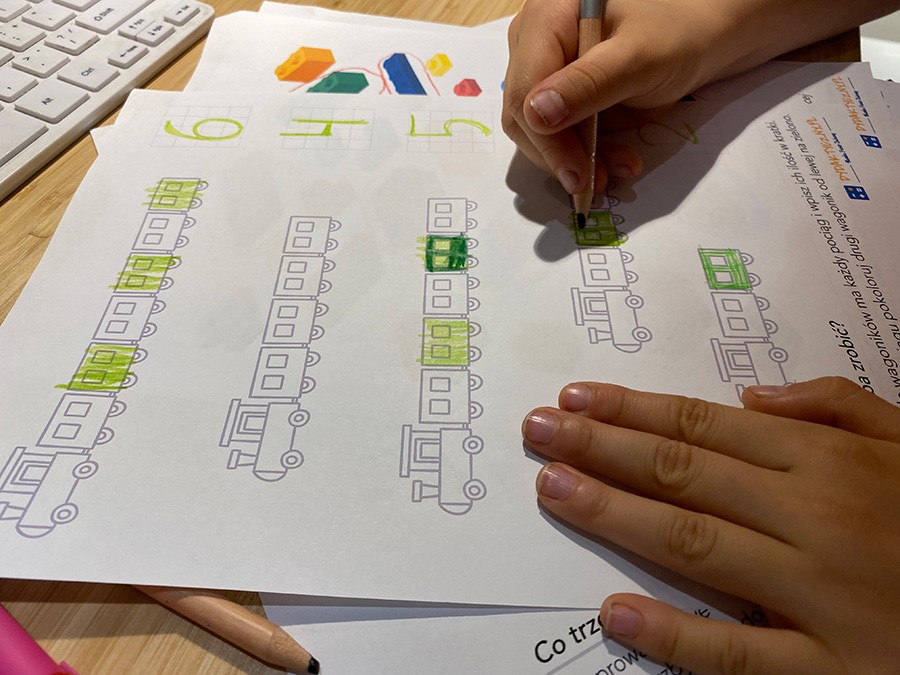 Liczenie do 10. Zestaw 12 Kart Pracy Karty Pracy Licze Do Dydaktyczny dydaktyczny