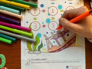 10 Kart Pracy - Matematyka dla najmłodszych dydaktyczny