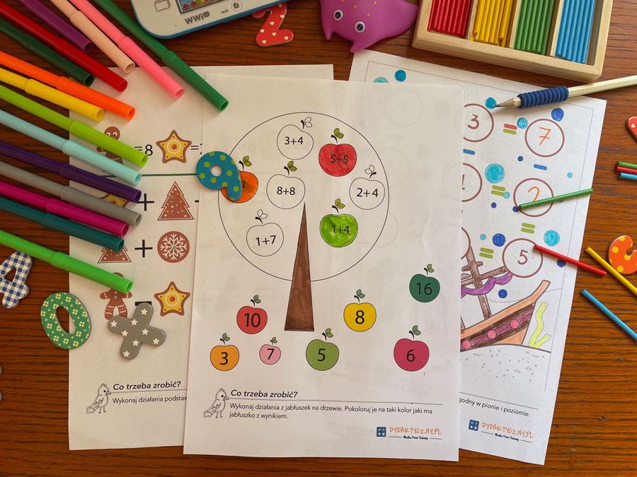 10 Kart Pracy - Matematyka dla najmłodszych IMG