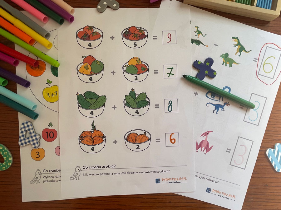 10 Kart Pracy - Matematyka dla najmłodszych IMG