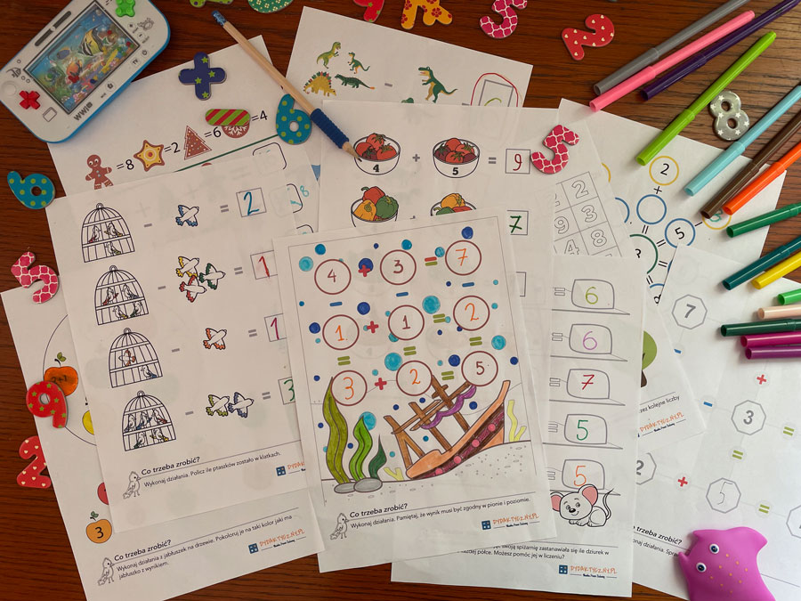 10 Kart Pracy - Matematyka dla najmłodszych IMG