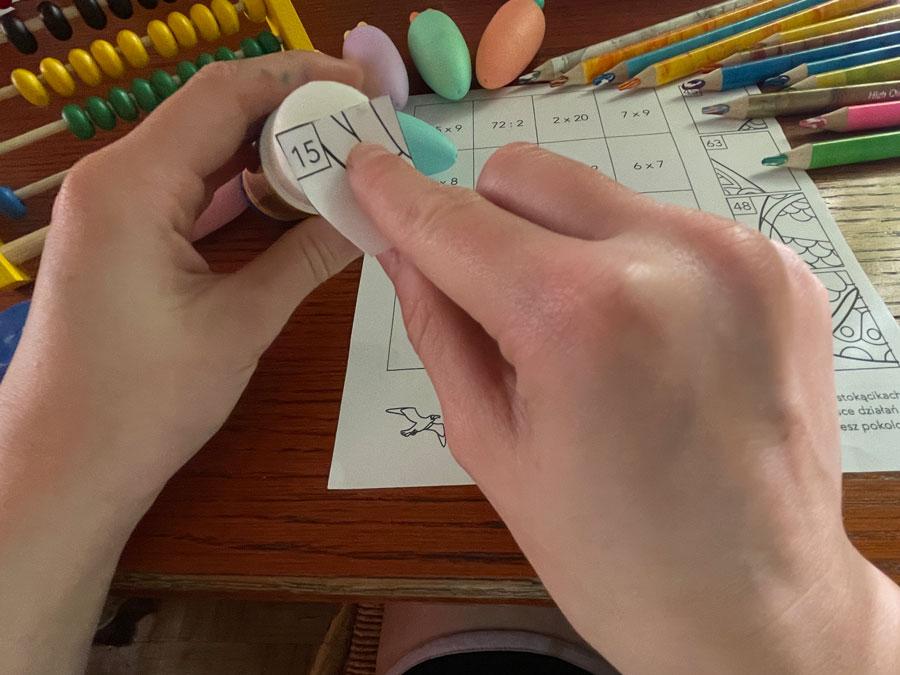 10 Kart Pracy - Puzzle matematyczne - tabliczka mnożenia IMG