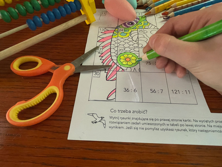 10 Kart Pracy - Puzzle matematyczne - tabliczka mnożenia IMG