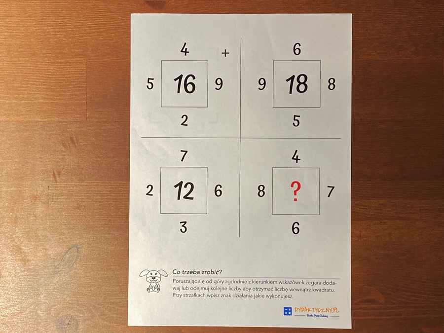 12 Kart Pracy - "Zestaw Logiczny" 12-kart-pracy-zestaw-logiczny-dydaktyczny.pl