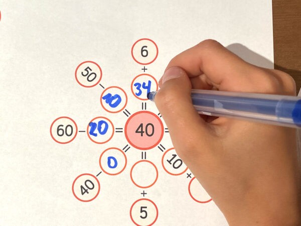 14 Kart Pracy „Logiczne Myślenie – 42 Zadania” Matematyka wiek 7- 10 Lat dydaktyczny