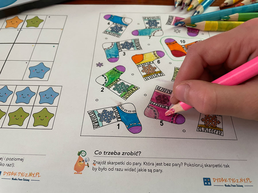 9 Kart Pracy "Mądra główka" Wiek 5-8 Lat IMG