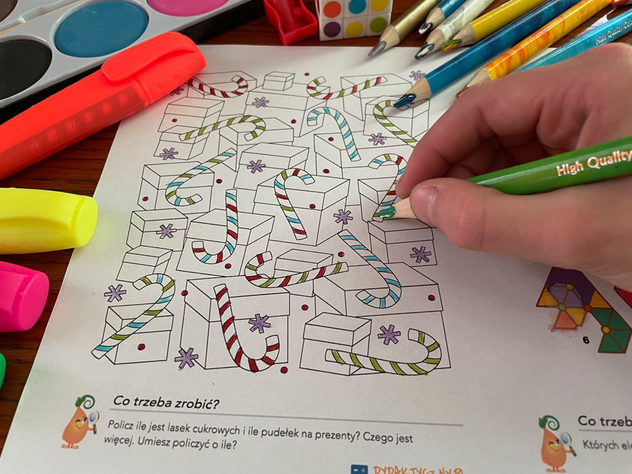 9 Kart Pracy "Mądra główka" Wiek 5-8 Lat IMG