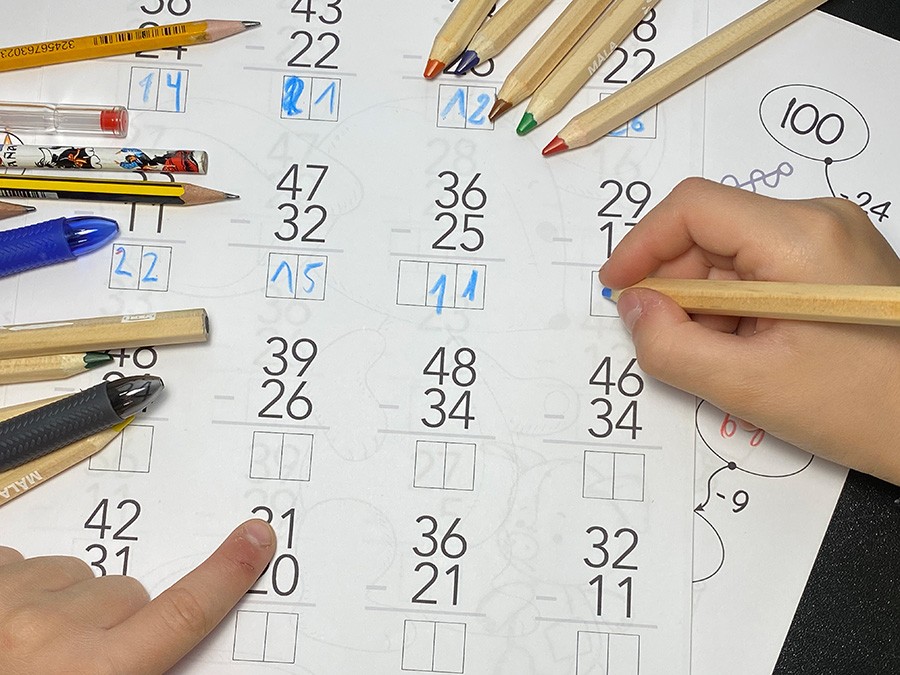 10 Kart Pracy z Odejmowania do 100 Karty Pracy Odejmowanie Do Dydaktyczny dydaktyczny