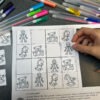 13 Kart z Sudoku graficznym dla najmłodszych dydaktyczny