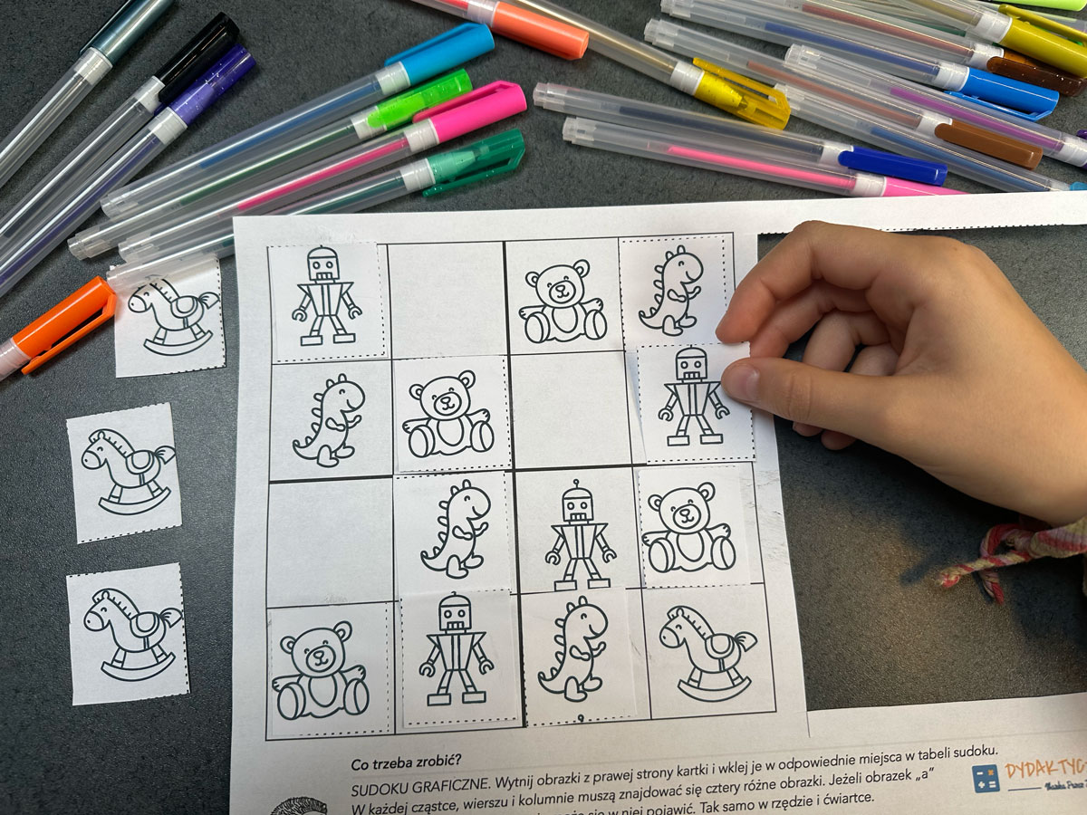 13 Kart z Sudoku graficznym dla najmłodszych 3