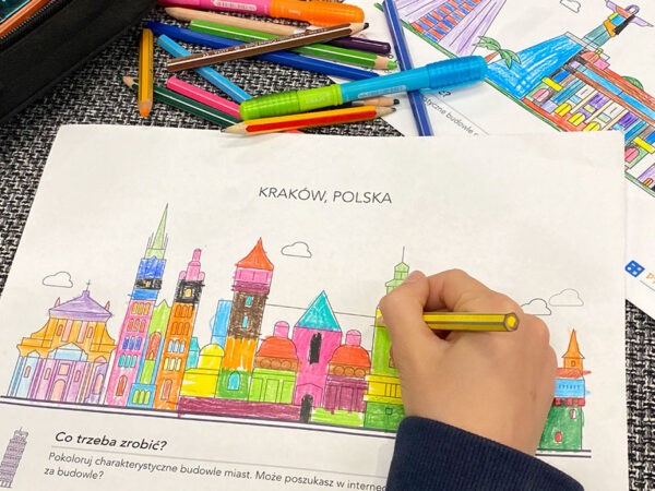 19 Kart Pracy – Miasta Świata dydaktyczny