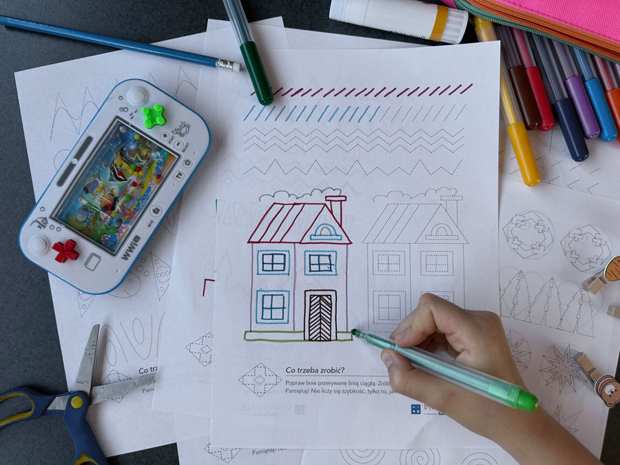 19 Kart Pracy "Przygotowanie do Pisania" szlaczki