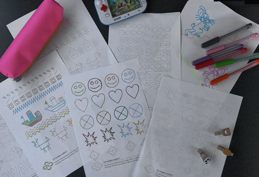 19 Kart Pracy "Przygotowanie do Pisania" szlaczki