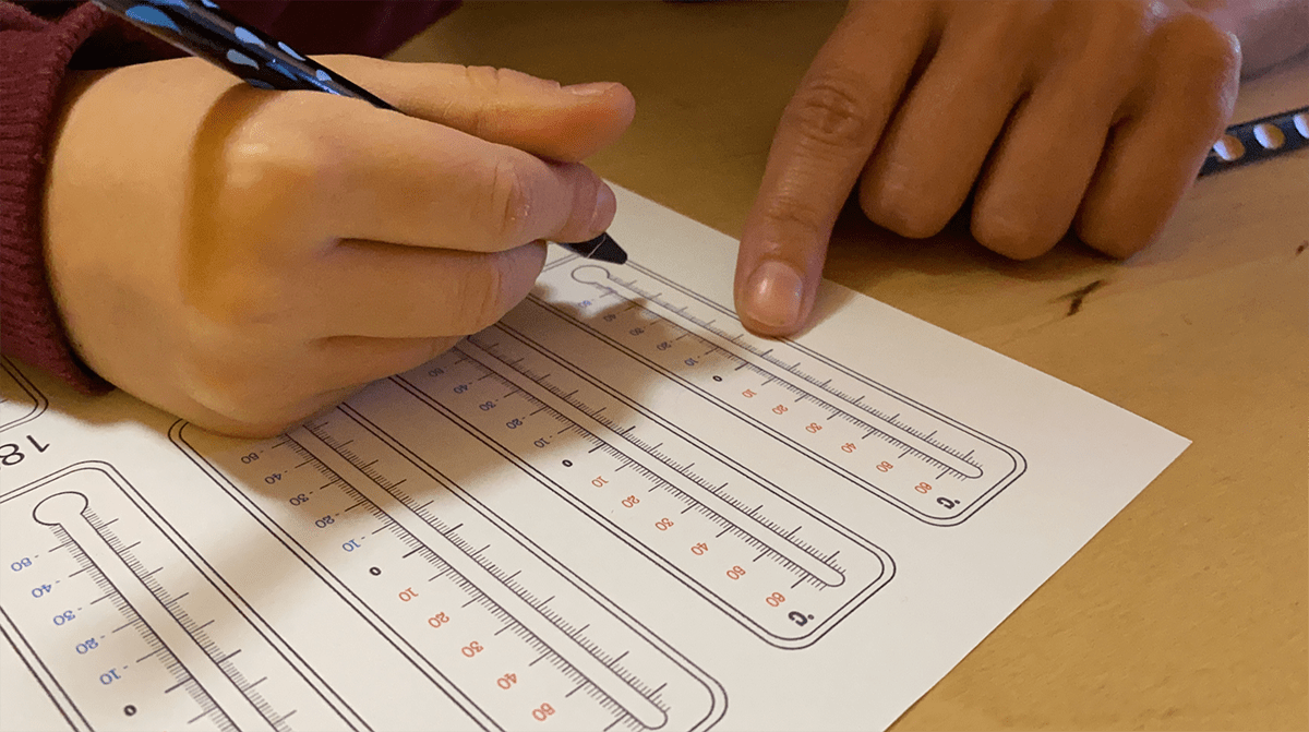 12 Kart Pracy z termometrem 102 zadania + Wycinanka Termometr dydaktyczny-karta-pracy-termomentr-1