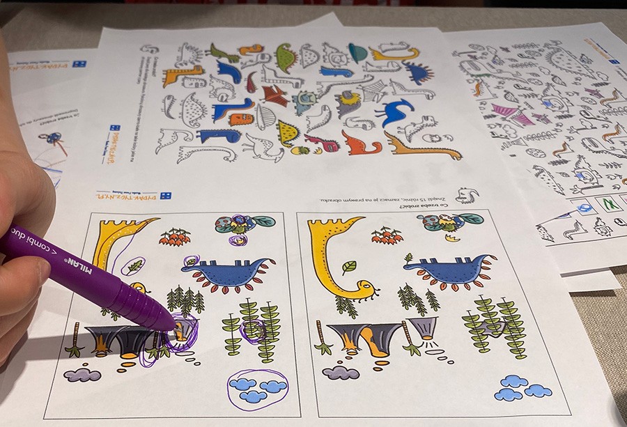 10 Kart Pracy do Ćwiczenia Spostrzegawczości + Gra Dino-Memory GRATIS! Karty Pracy Spostrzegawczosc dydaktyczny