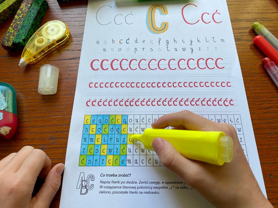 46 Kart Pracy - Alfabet - pismo odręczne 46-kart-pracy-alfabet-pismo-odreczne-dydaktyczny.pl-6