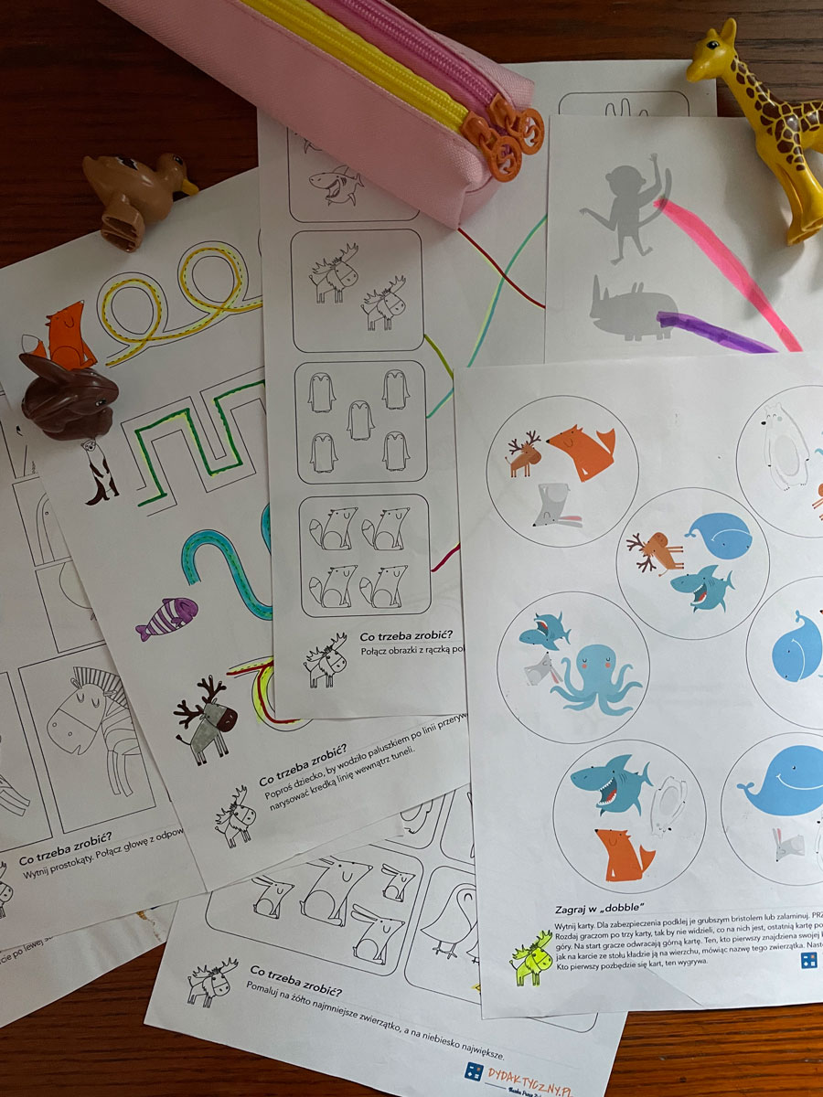 10 Kart Pracy - Rozwój Malucha + super gra doble IMG