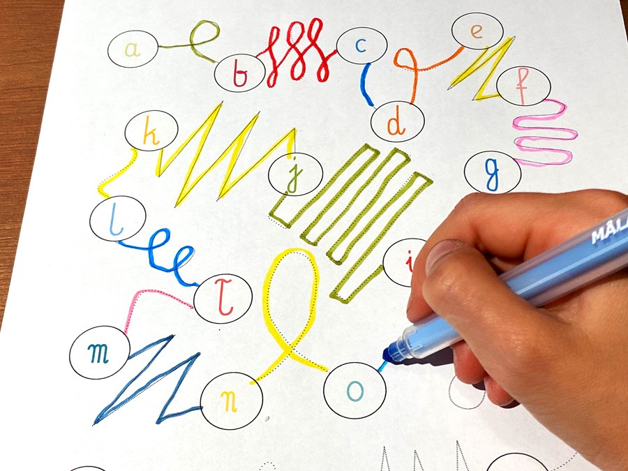 Zestaw 15 Kart Pracy - Pismo odręczne - Rozpoznawanie Liter + Ćwiczenia + 2 Wyjątkowe Gry zestaw-15-kart-pracy-pismo-odreczne-rozpoznawanie-liter-i-cwiczenia-oraz-domino-i-gra-planszowa-dydaktyczny.pl-5