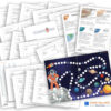 90 Kart „Quiz Układ Słoneczny” + Kosmiczna Gra Planszowa + 8 Infokart Kosmoquiz dydaktyczny