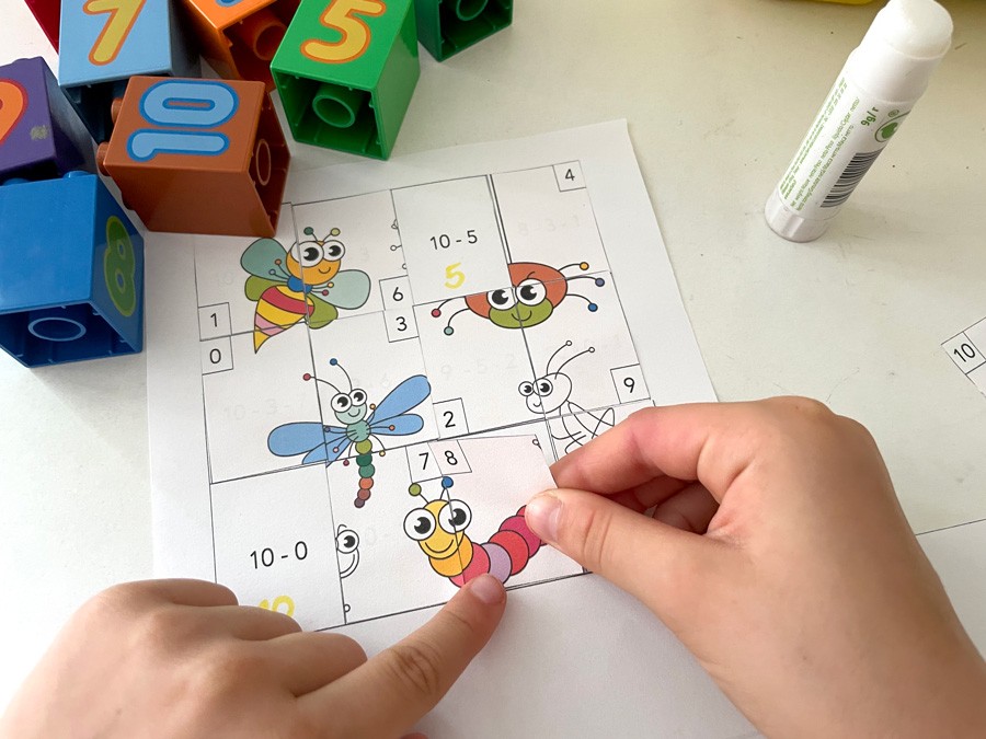 12 Kart Pracy – 195 Zadań – Odejmowanie w zakresie 0 – 10 Kart Pracy Zadan Odejmowanie W Zakresie dydaktyczny