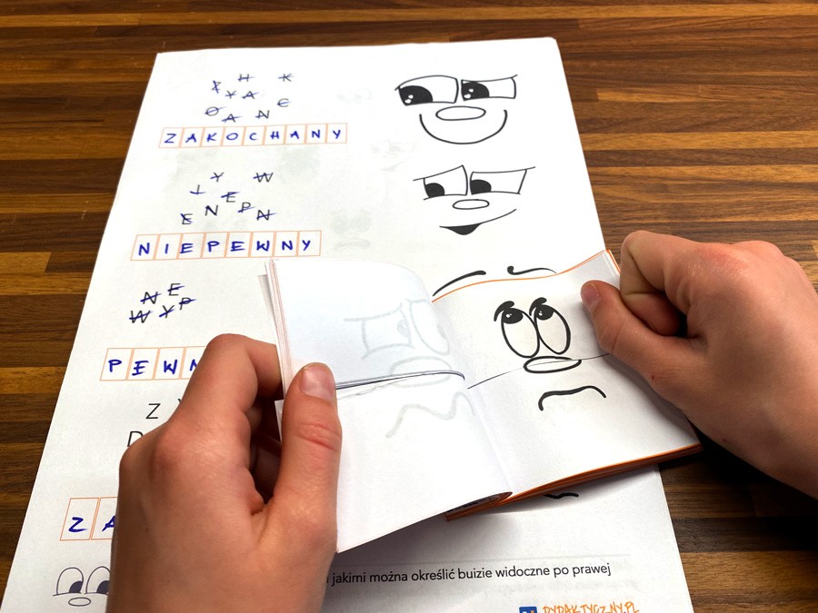 14 Kart Pracy - Uczucia i emocje - książeczka do sklejenia 14-kart-pracy-uczucia-i-emocje-ksiazeczka-do-sklejenia-dydaktyczny.pl-8