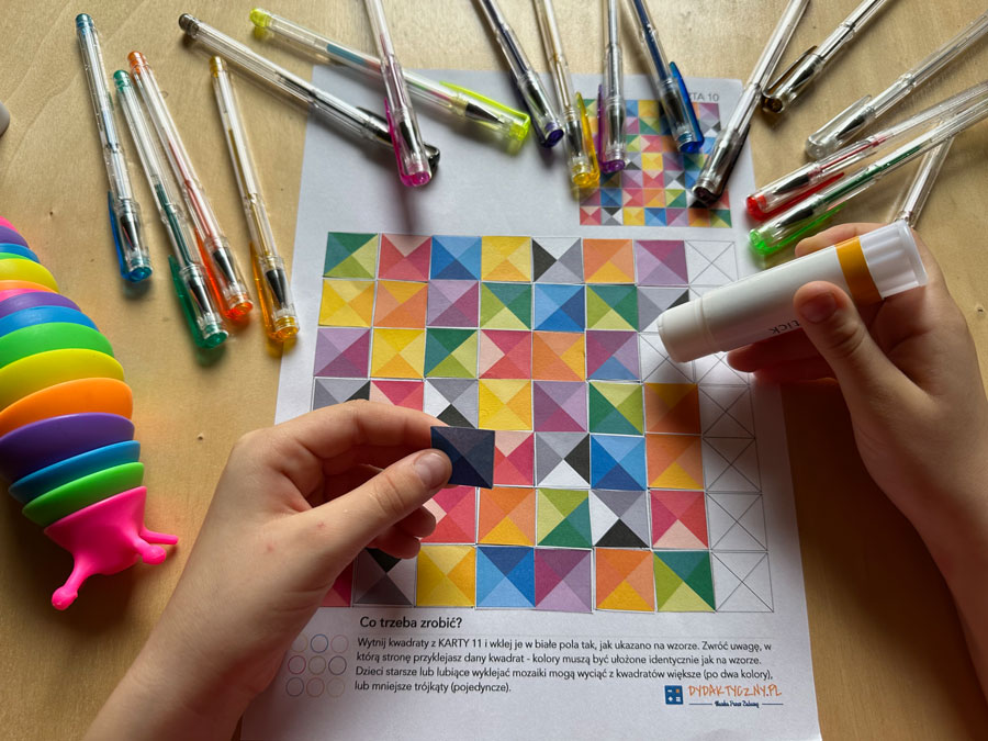 20 Kart Pracy - Trening Pamięci: odwzorowania lody-wycinanki