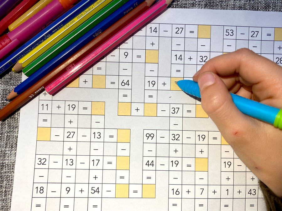 13 Kart Pracy - Diagramy matematyczne. Dodawanie i odejmowanie do 100 + Karty Odpowiedzi 13-kart-pracy-diagramy-matematyczne-dodawanie-i-odejmowanie-do-100-karty-odpowiedzi-dydaktyczny.pl-3