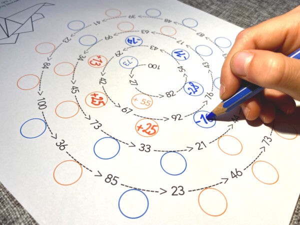 13 Kart Pracy – Diagramy matematyczne. Dodawanie i odejmowanie do 100 + Karty Odpowiedzi dydaktyczny