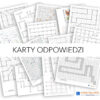 18 Kart Pracy – Ogromny zestaw krzyżówek i diagramów – mnożenie i dzielenie do 100 [plus karty odpowiedzi] dydaktyczny