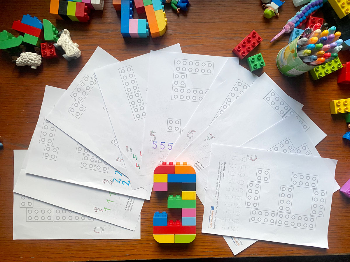 30 Kart Pracy - Poznajemy cyfry z klockami 30-kart-pracy-poznajemy-cyfry-z-klockami-dydaktyczny.pl-2