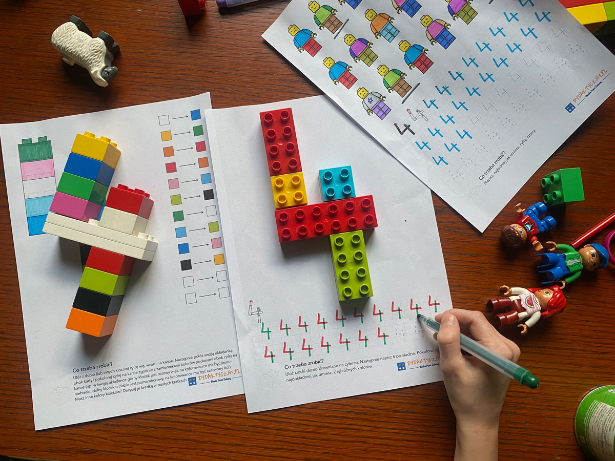 30 Kart Pracy - Poznajemy cyfry z klockami 30-kart-pracy-poznajemy-cyfry-z-klockami-dydaktyczny.pl-6