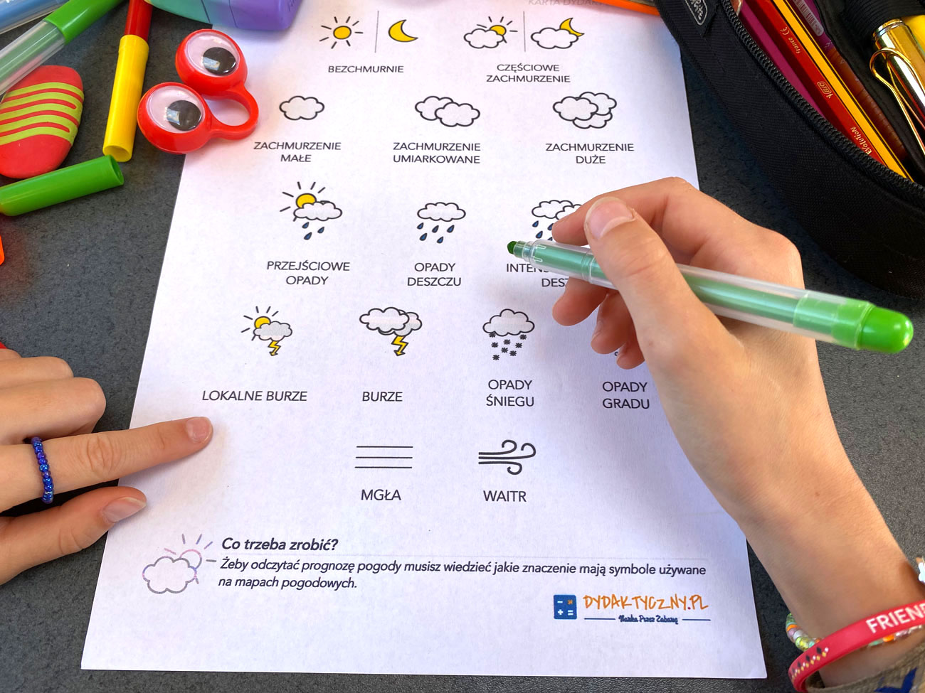 Czytamy Mapy Pogodowe - 19 Kart Pracy + Gry czytamy-mapy-pogodowe-karty-pracy-gry-dydaktyczny.pl-3