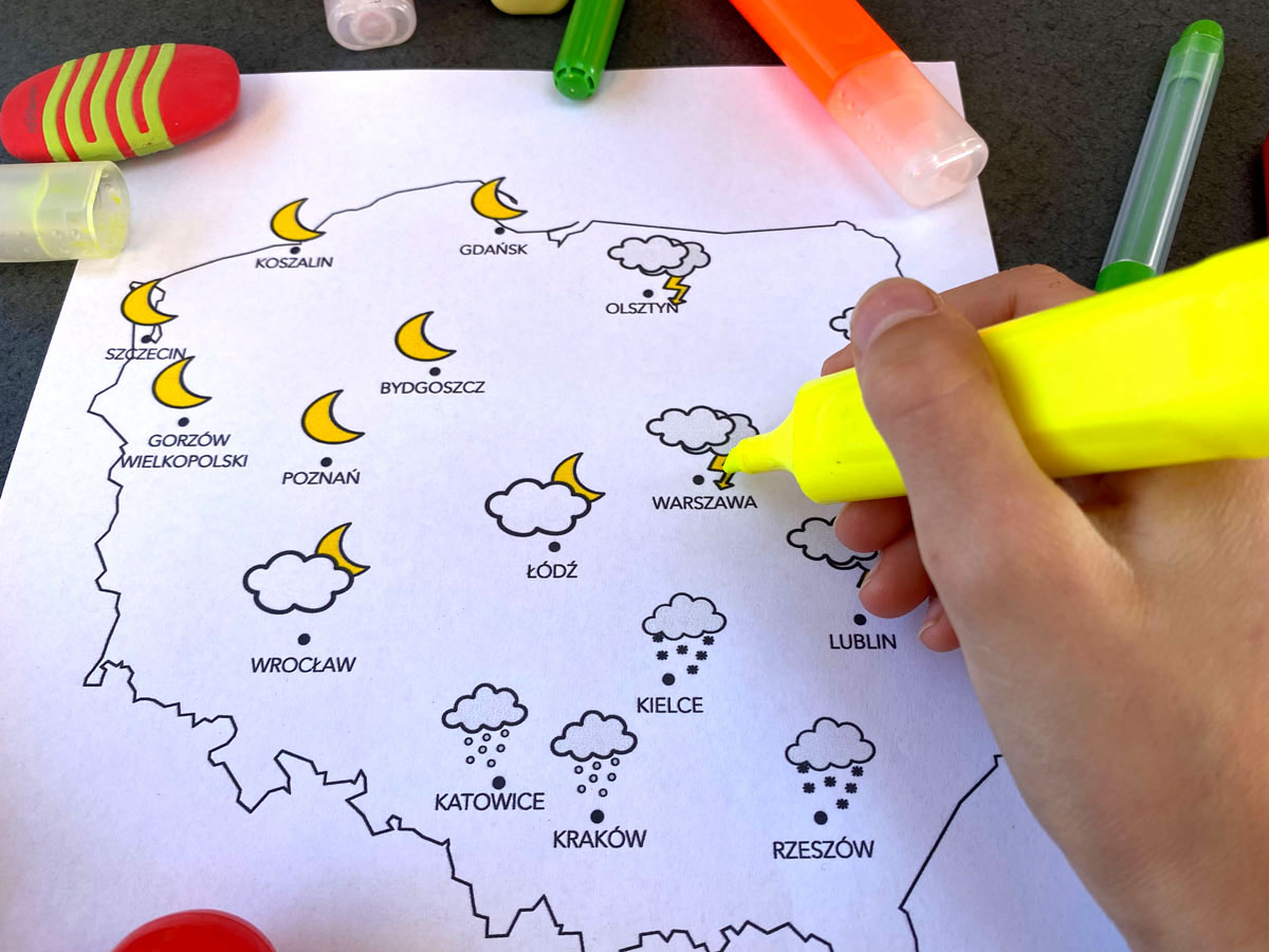 Czytamy Mapy Pogodowe - 19 Kart Pracy + Gry czytamy-mapy-pogodowe-karty-pracy-gry-dydaktyczny.pl-5