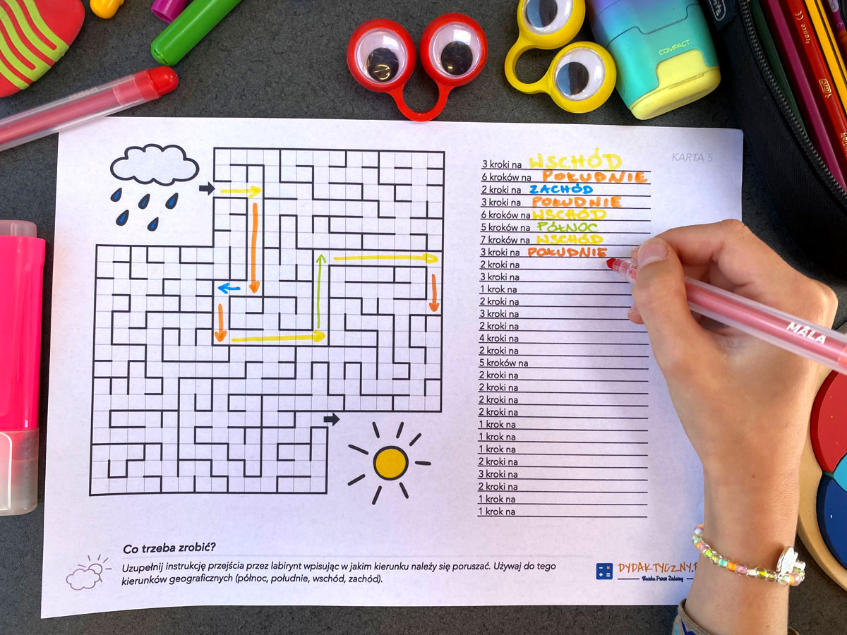 Czytamy Mapy Pogodowe - 19 Kart Pracy + Gry czytamy-mapy-pogodowe-karty-pracy-gry-dydaktyczny.pl