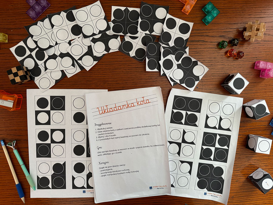 Układanka lewopółkulowa II – koła IMG