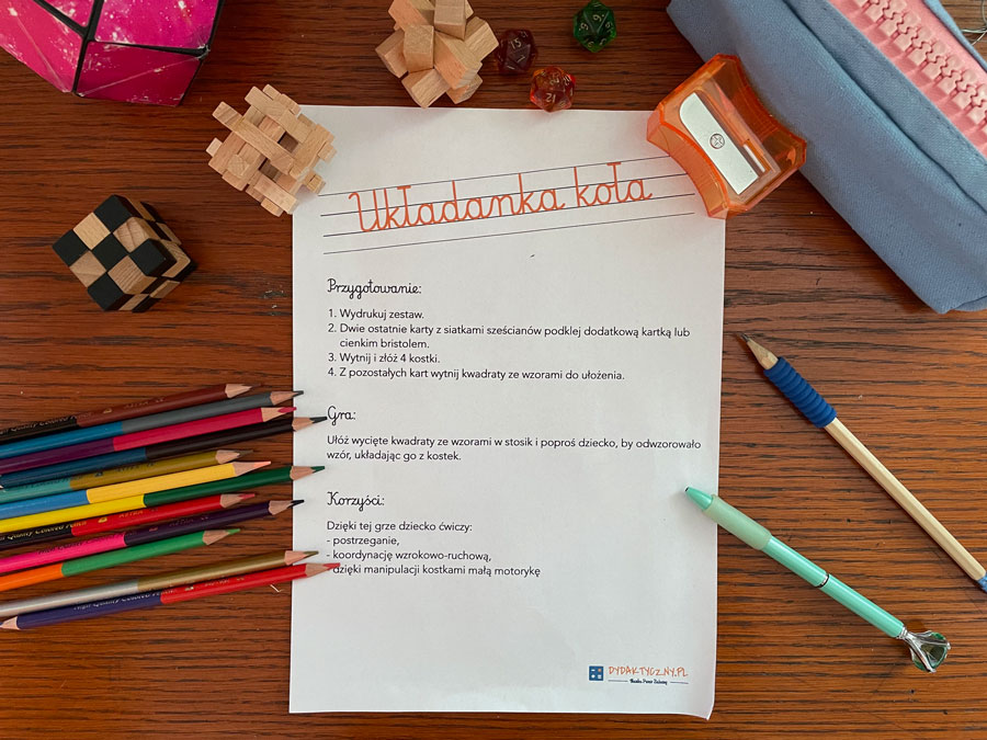 Układanka lewopółkulowa II – koła IMG