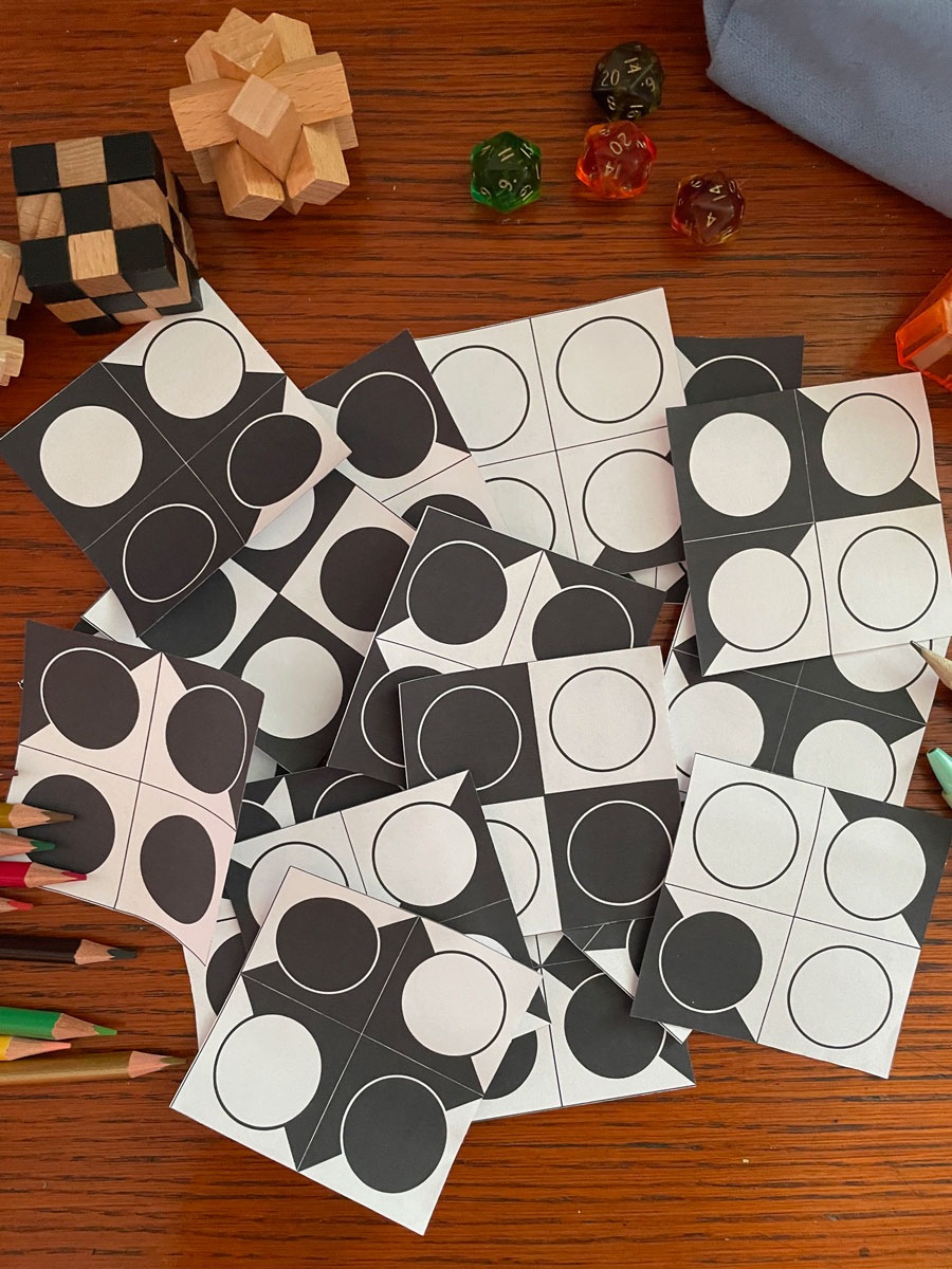 Układanka lewopółkulowa II – koła IMG