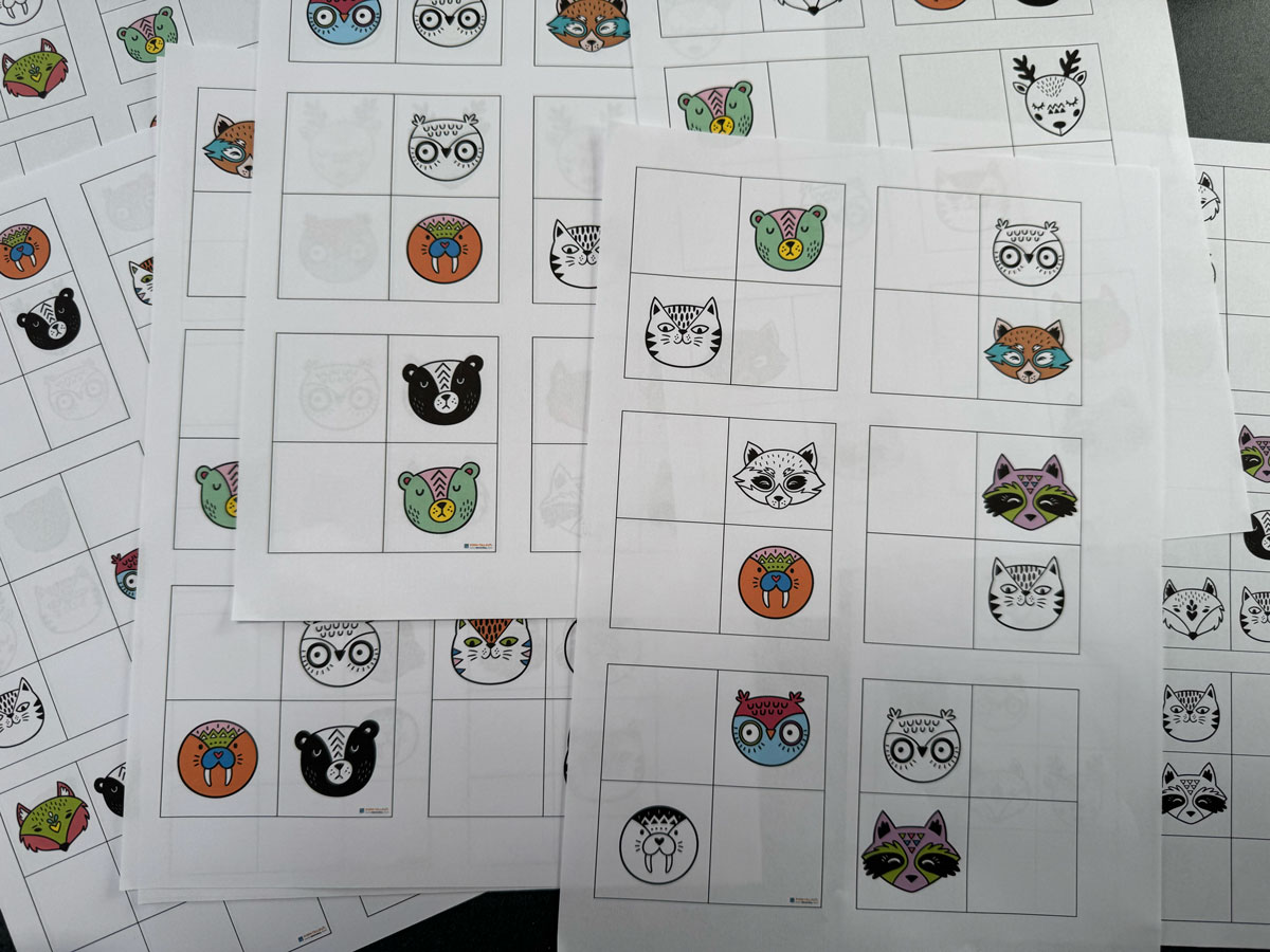 12 Kart Pracy - Ćwiczenie pamięci - karty dodatkowe 6