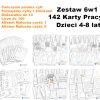 Zestaw 6w1 😘 Matematyka + Alfabet Malucha 👉 142 Kart Pracy dla Dzieci 4-8 Lat 💖 dydaktyczny