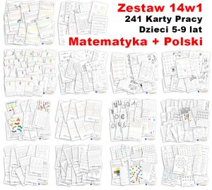 Zestaw 7w1 - Przygotowanie do Pisania - 142 Karty (Kopia)  dydaktyczny