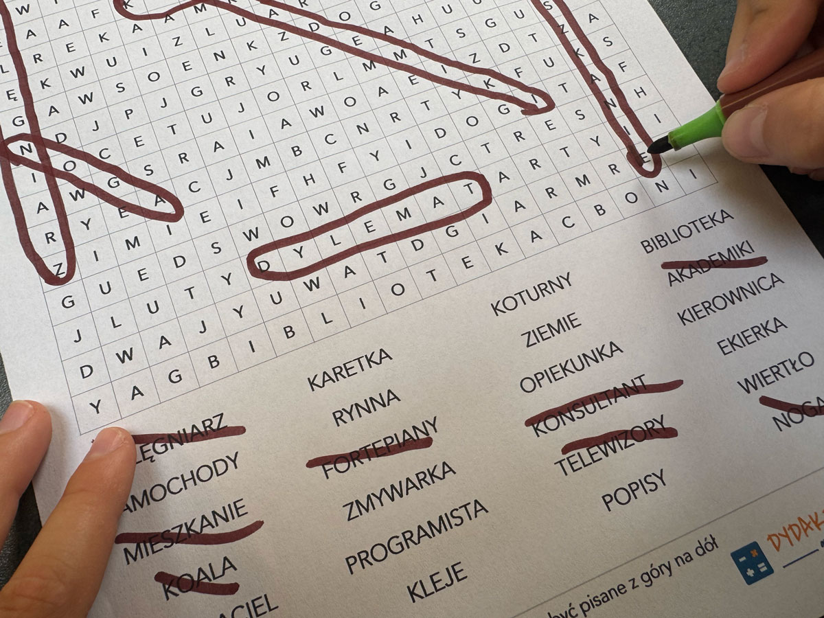 15 Kart Pracy - Trening czytania 9