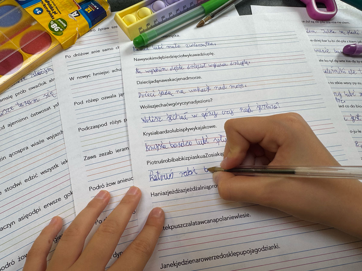 15 Kart Pracy - Trening czytania 4