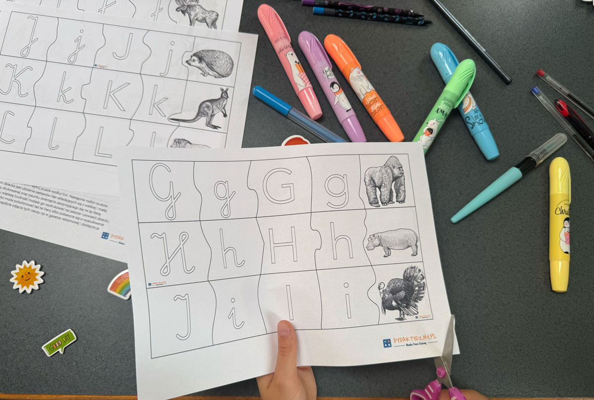 Gra w dobieranie - Alfabet 10