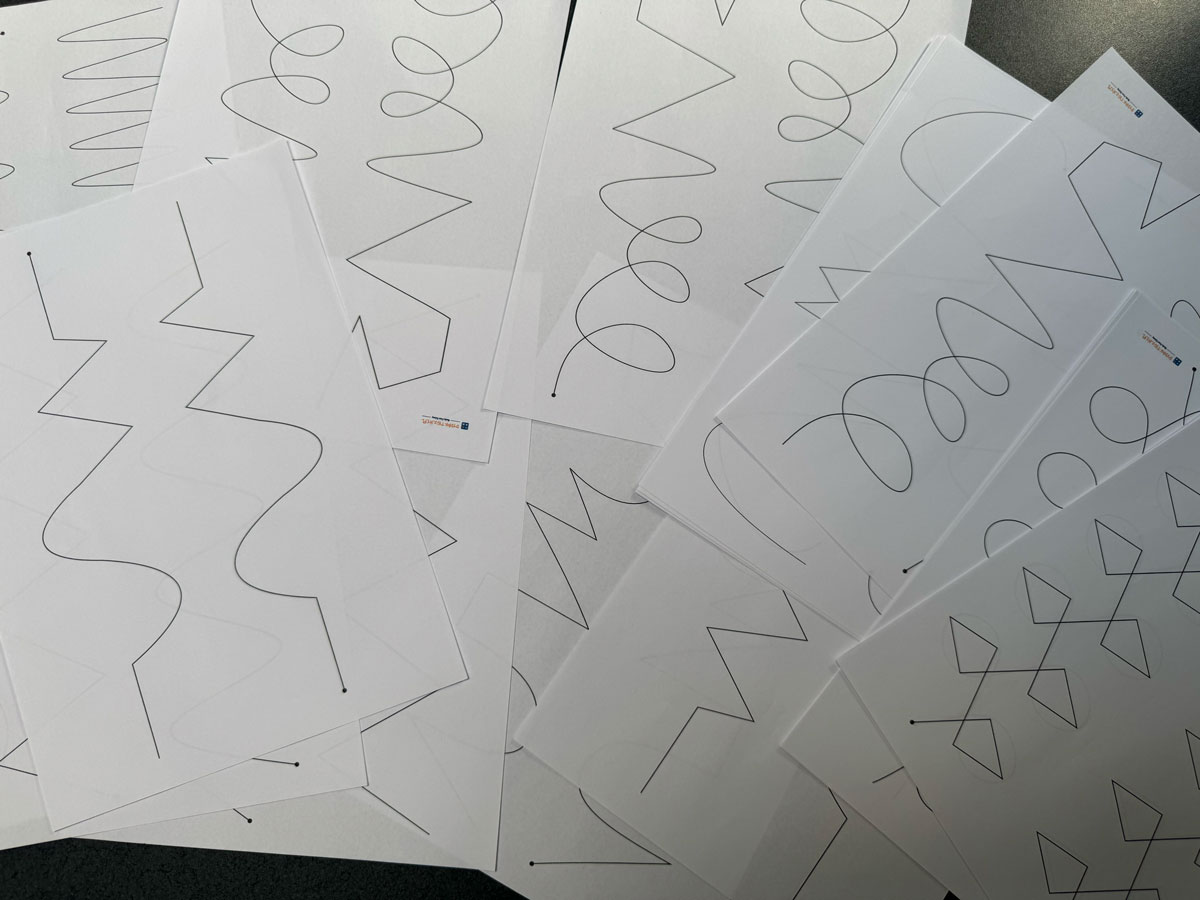 30 Kart Pracy - Rysowanie oburącz - wspomaganie współpracy pomiędzy półkulami mózgu 3