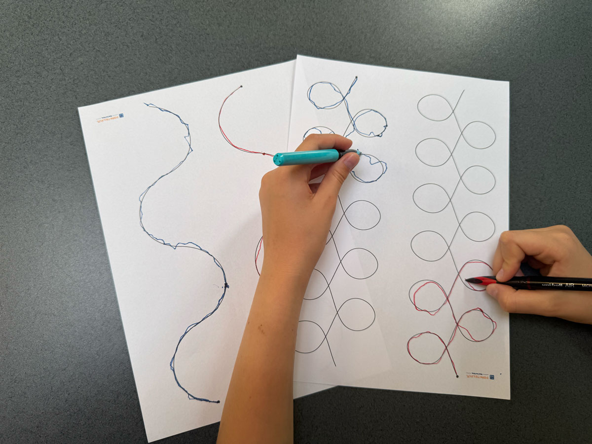 30 Kart Pracy - Rysowanie oburącz - wspomaganie współpracy pomiędzy półkulami mózgu 4