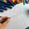 16 Kart Pracy - Rysowanie oburącz dla młodszych - wspomaganie współpracy pomiędzy półkulami mózgu dydaktyczny