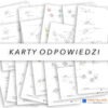 22 Karty pracy - Właściwości Kątów powtórzenie i kąty odpowiadające, naprzemianległe (+karty odpowiedzi) dydaktyczny